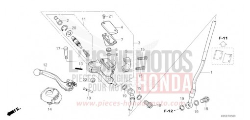 FRONT BRAKE MASTER CYLINDER CRF250RXN de 2022